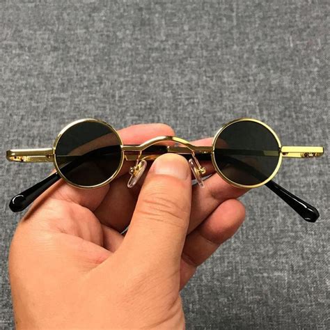 small circular sunglasses|More.